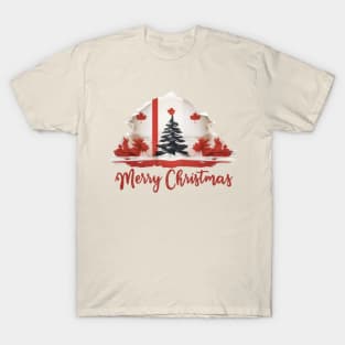 Canadian flag merry christmas ifunny most likely T-Shirt